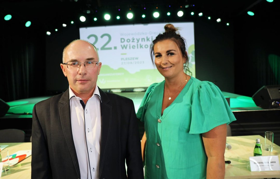 Starostami dożynek są Joanna Szymczak z Sulęcina i Lucjan Kempiński z Taczanowa Pierwszego
