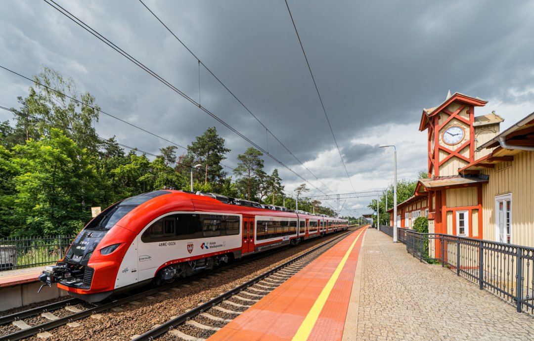 Na zdjęciu pociąg Kolei Wielkopolskich