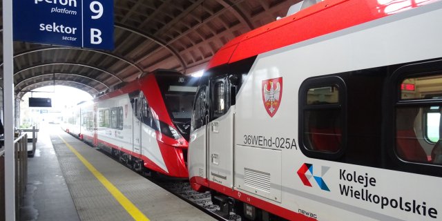 22 grudnia na wielkopolskie trasy wyjechały kolejne dwa nowe pociągi spalinowe „impuls” z nowosądeckiego Newagu.
