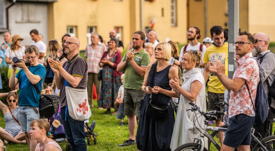Na zdjęciu publiczność podczas poznańskiego festiwalu Malta.
