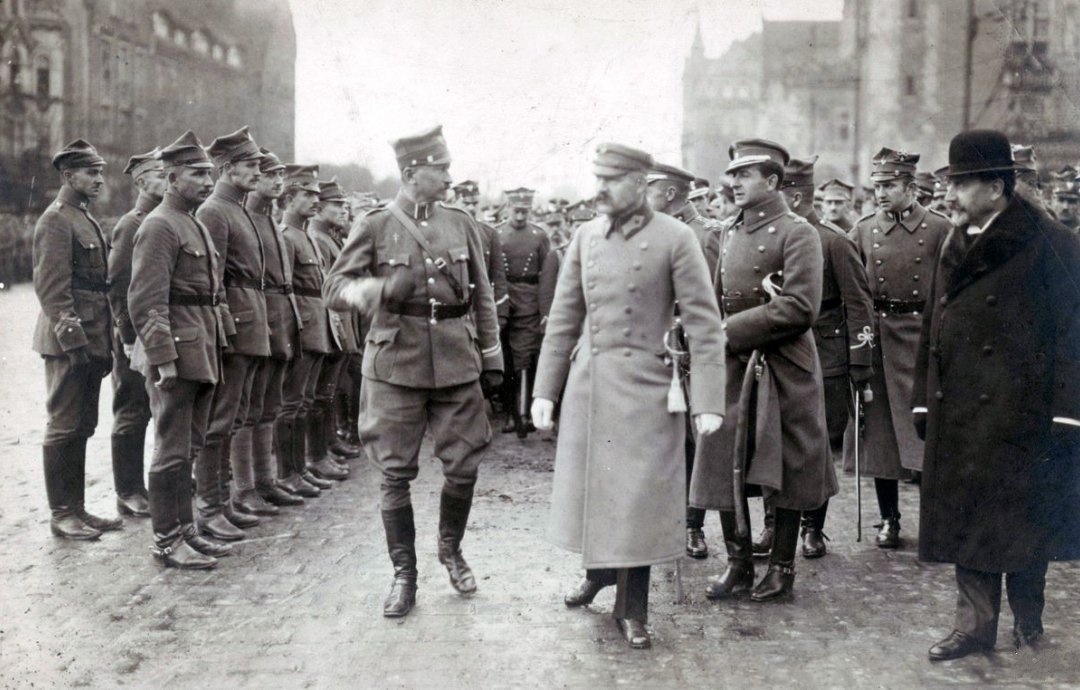 Na zdjęciu Józef Dowbor Muśnicki i Józef Piłsudski w 1919 roku w Poznaniu.